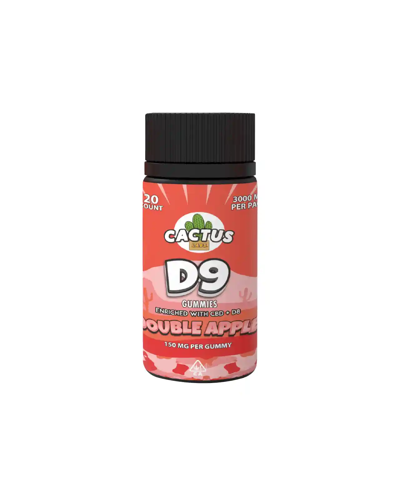 Double Apple - D9 Gummies