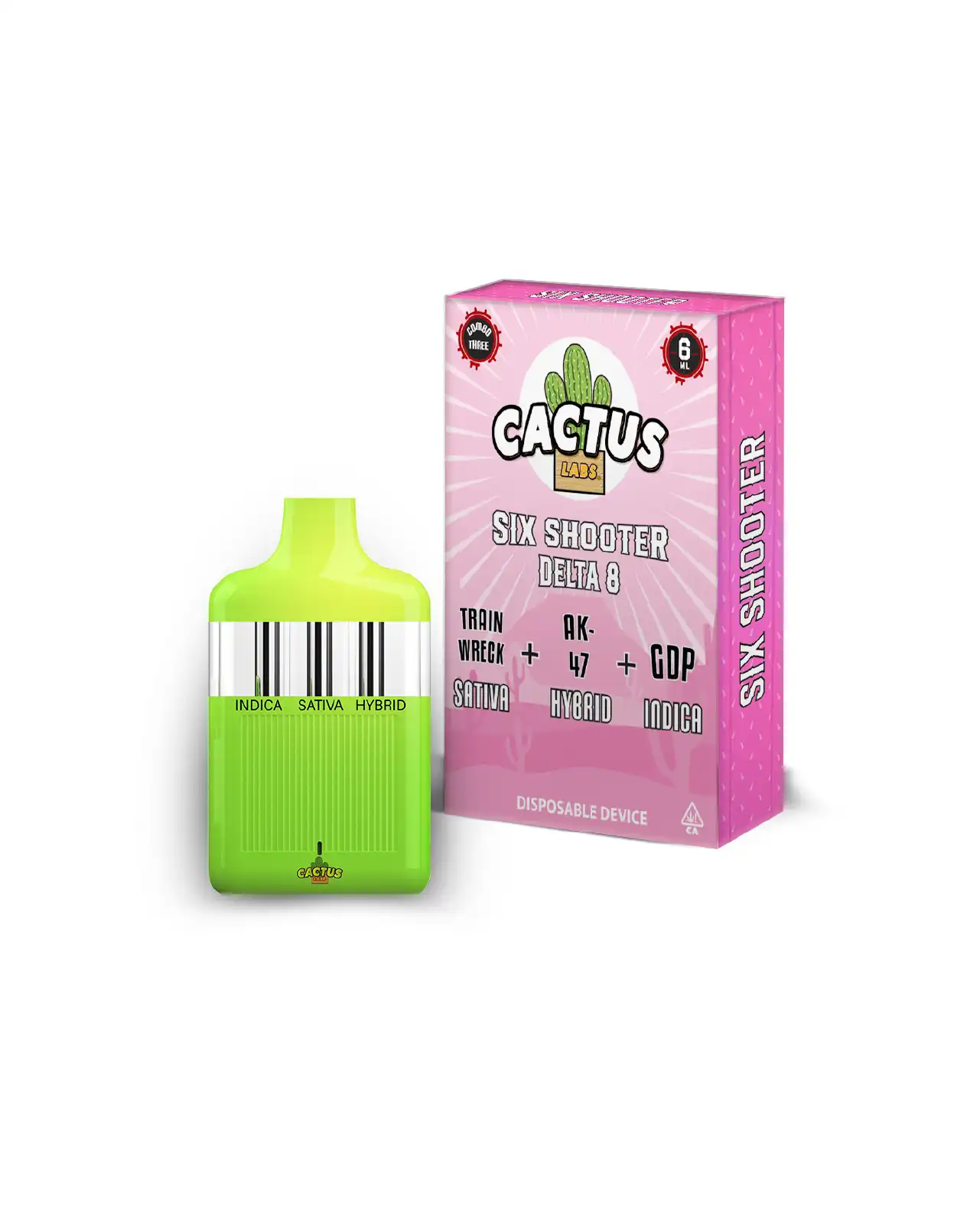 The - Train Wreck, AK-47, GDP 6ml - Six Shooter Delta 8