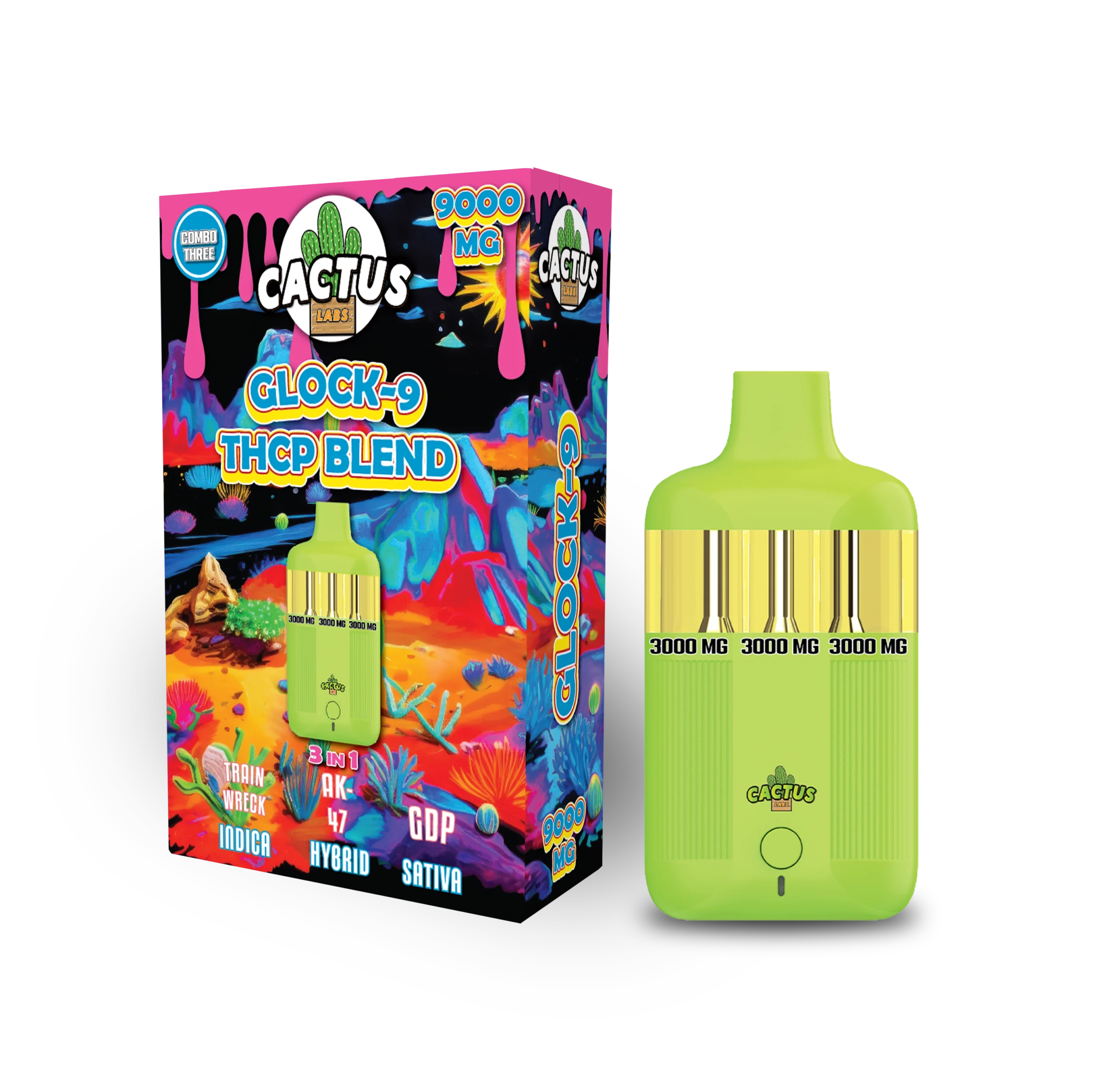 Train Wreck + AK-47 + GDP - Glock-9 THCP Blend