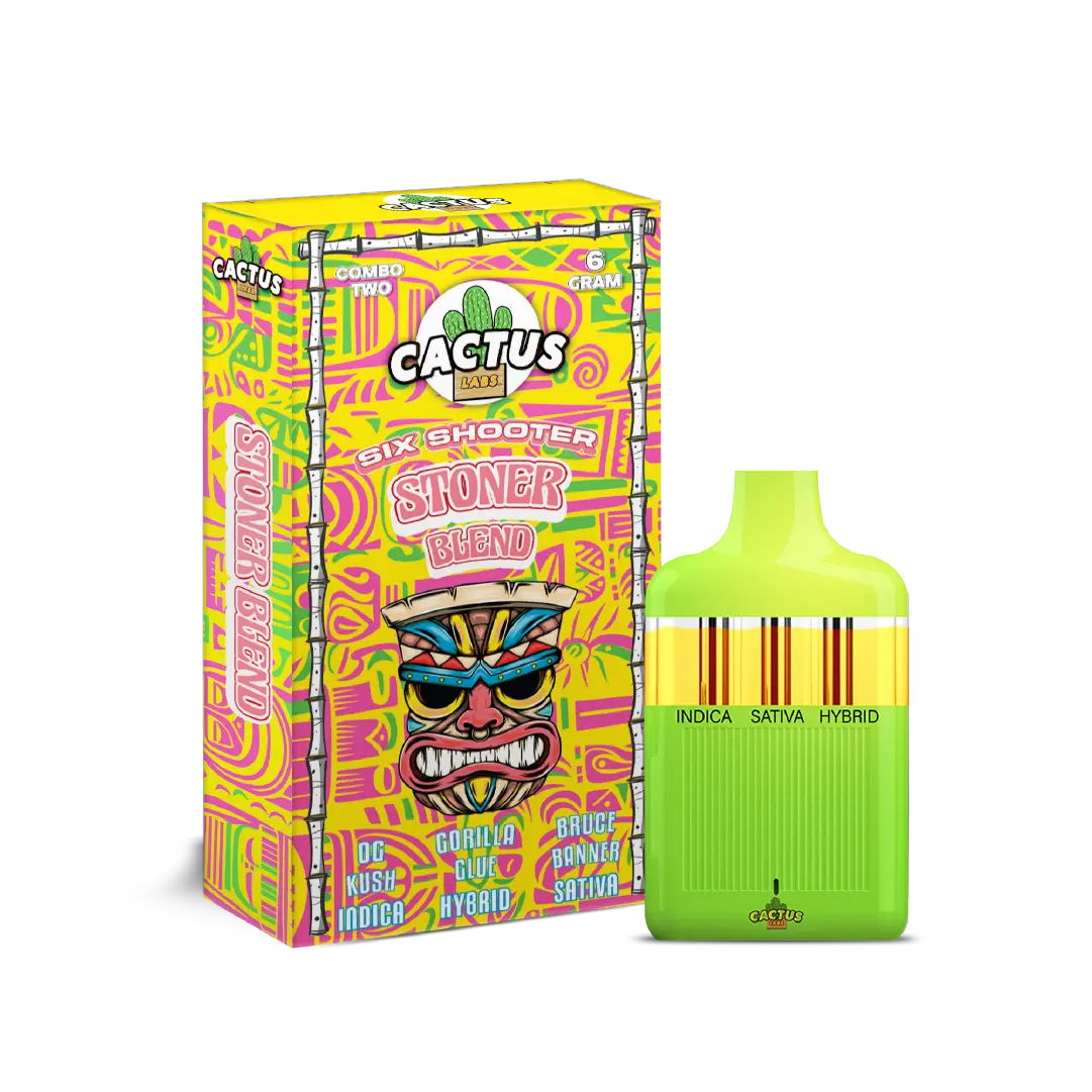 OG Kush + Gorilla Glue + Bruce Banner Combo Two 6GM - Six Shooter Stoner Blend