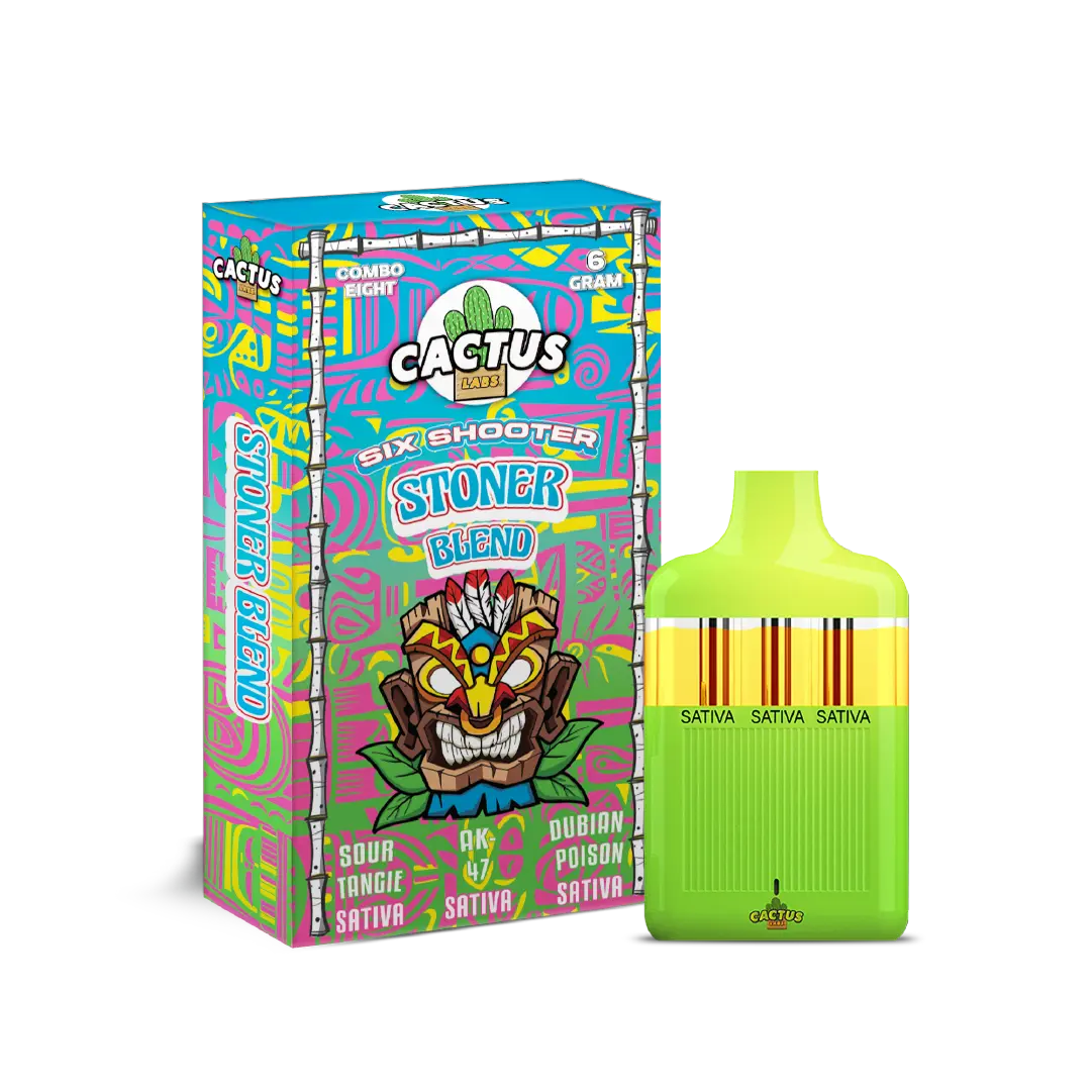 Sour Tangie + AK-47 + Dubian Poison Combo Eight 6GM - Six Shooter Stoner Blend