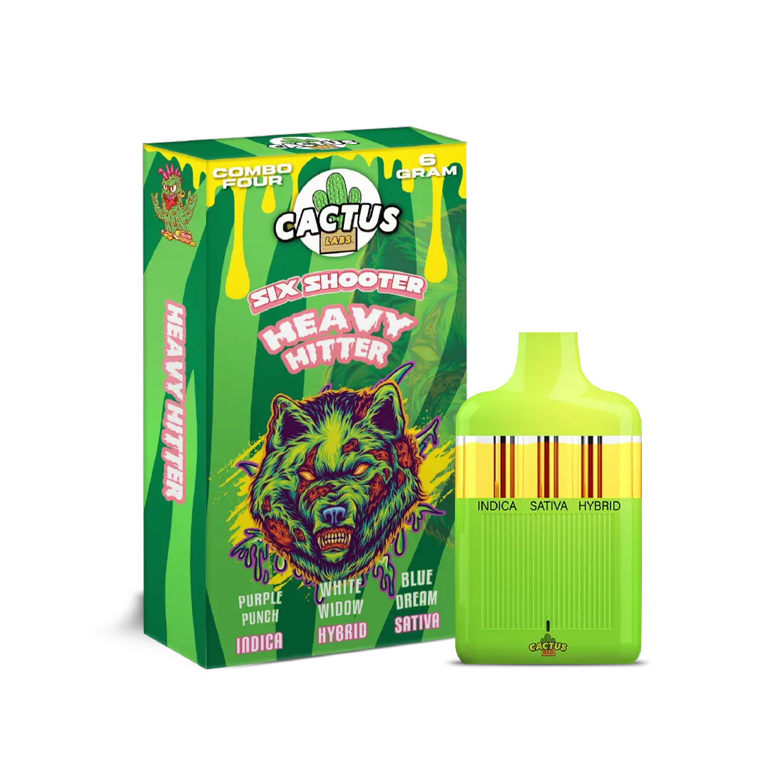 Purpple Punch + White Widow + Blue Dream Combo Four 6GM - Six Shooter Heavy Hitter