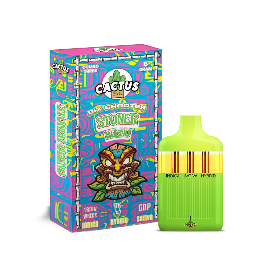 Train Wreck + AK-47 + GDP Combo Three 6GM - Six Shooter Stoner Blend