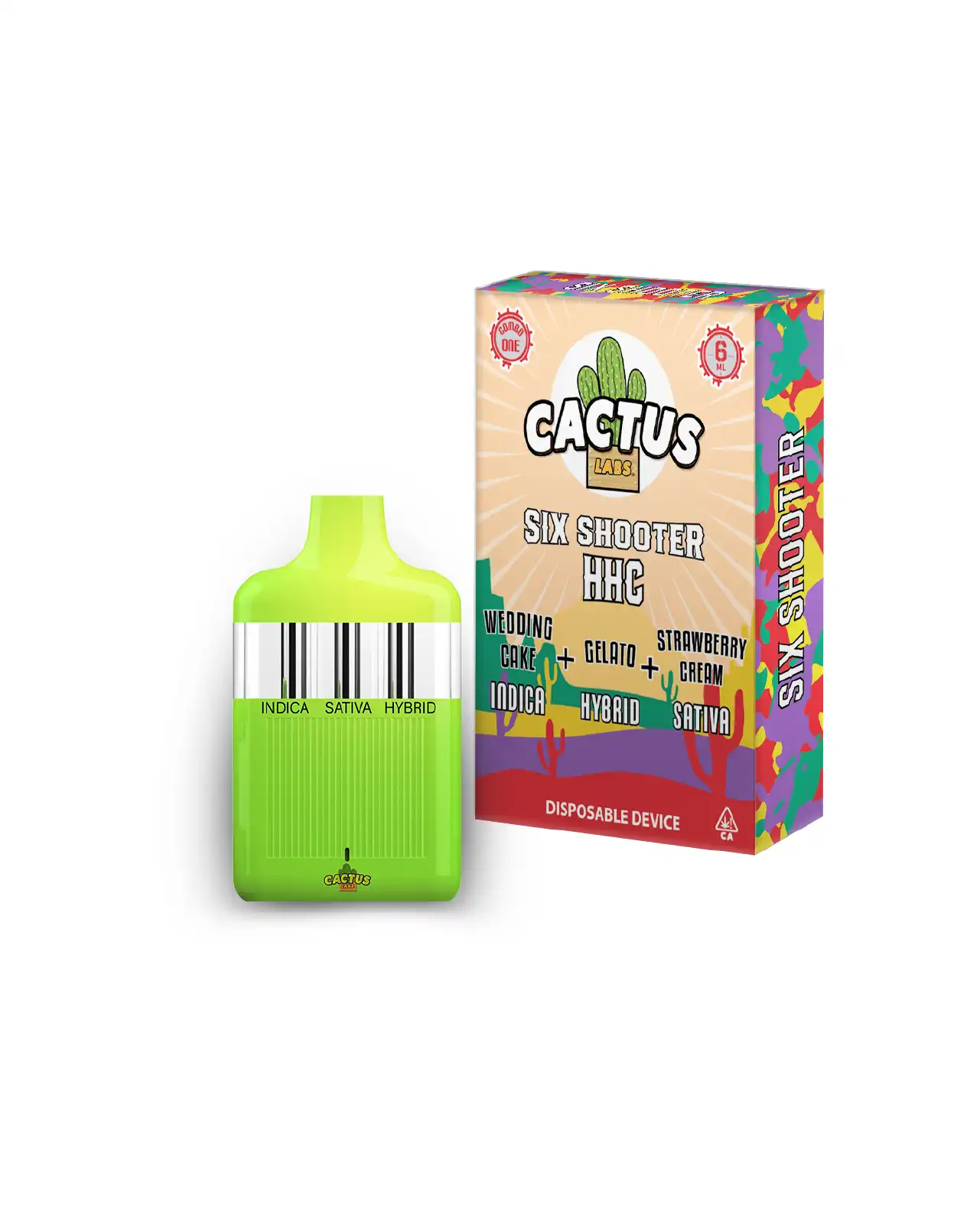 Wedding Cake, Gelato, & Strawberry Cream - 6ml - Six Shooter HHC