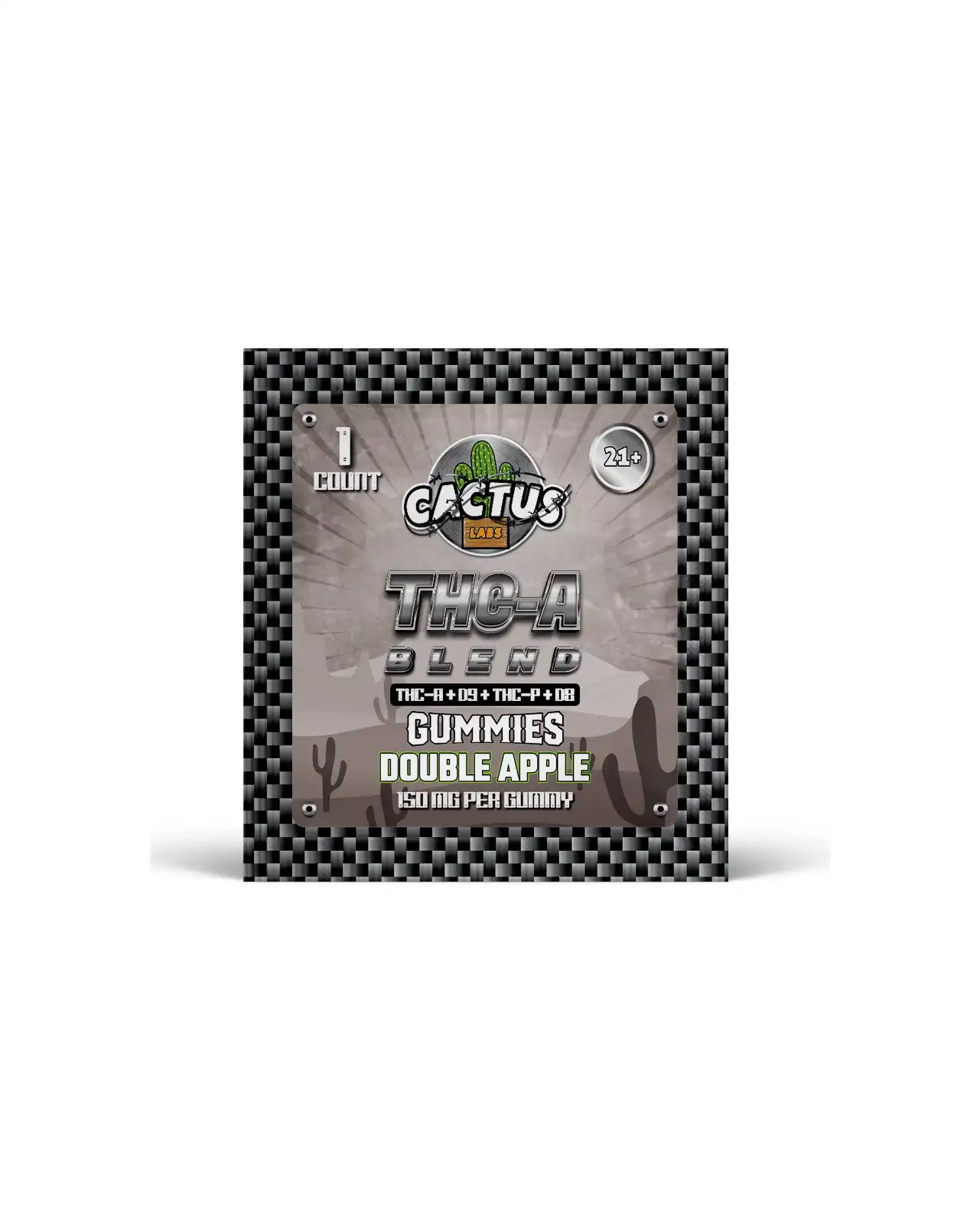 DOUBLE APPLE Per - THC-A Blend Gummies