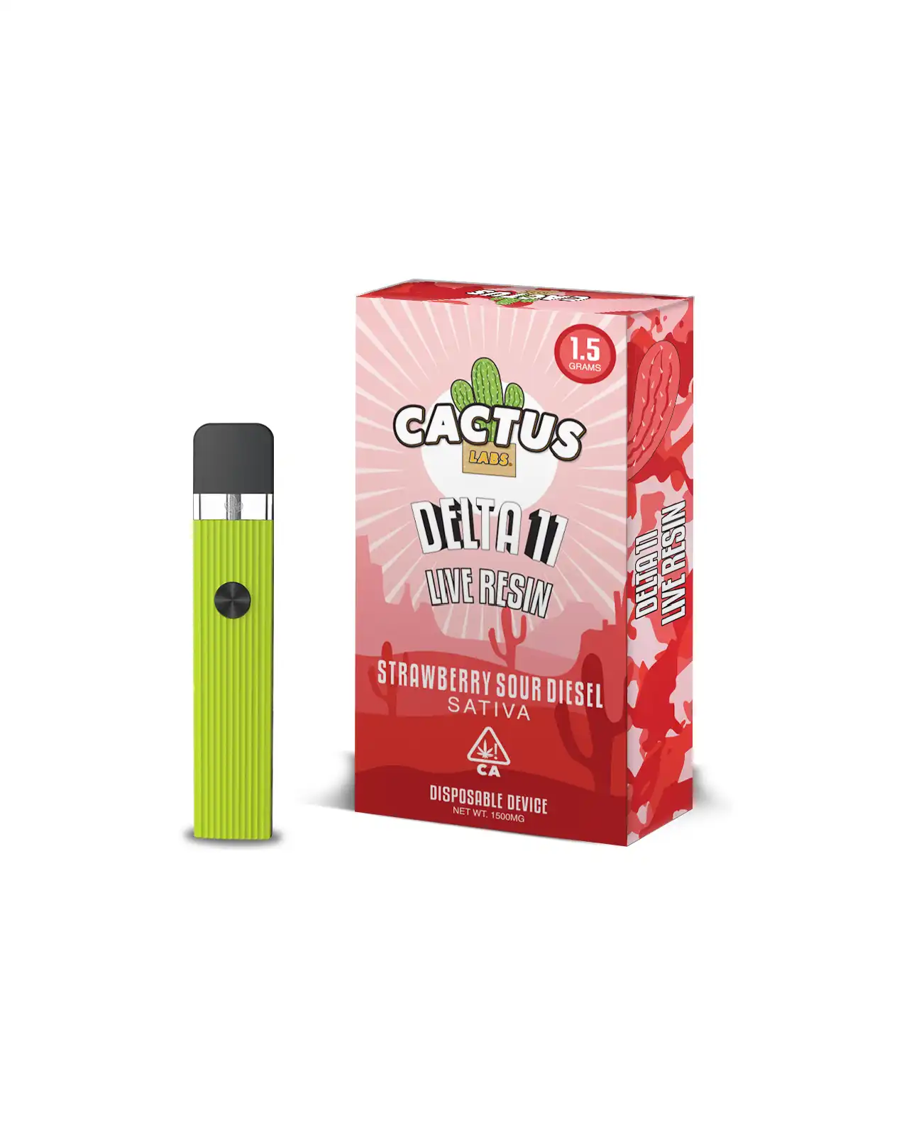 STRAWBERRY SOUR DIESEL - Cactus Delta 11 (1.5g)