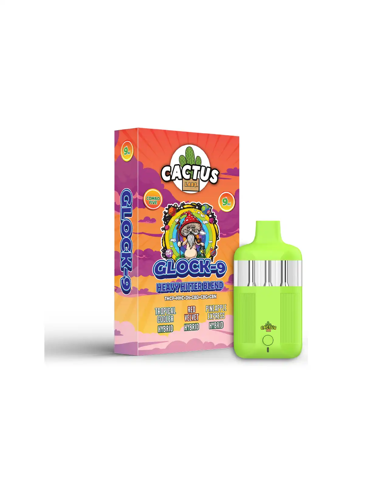 9ml Tropical Cooler + Red Velvet + Pineapple Express - Cactus Heavy Hitter Blend (2g)