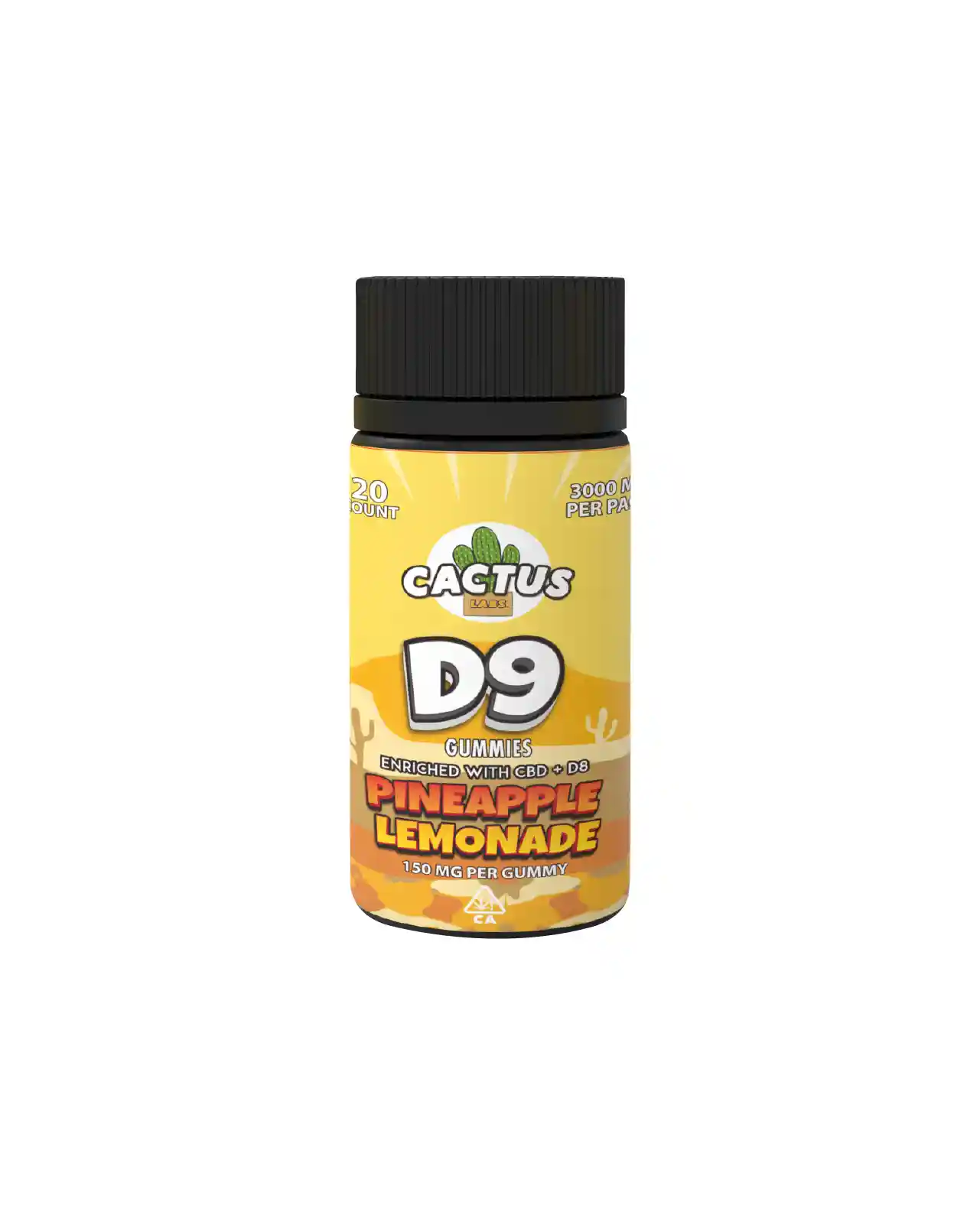 Pine Apple Lemonade - D9 Gummies