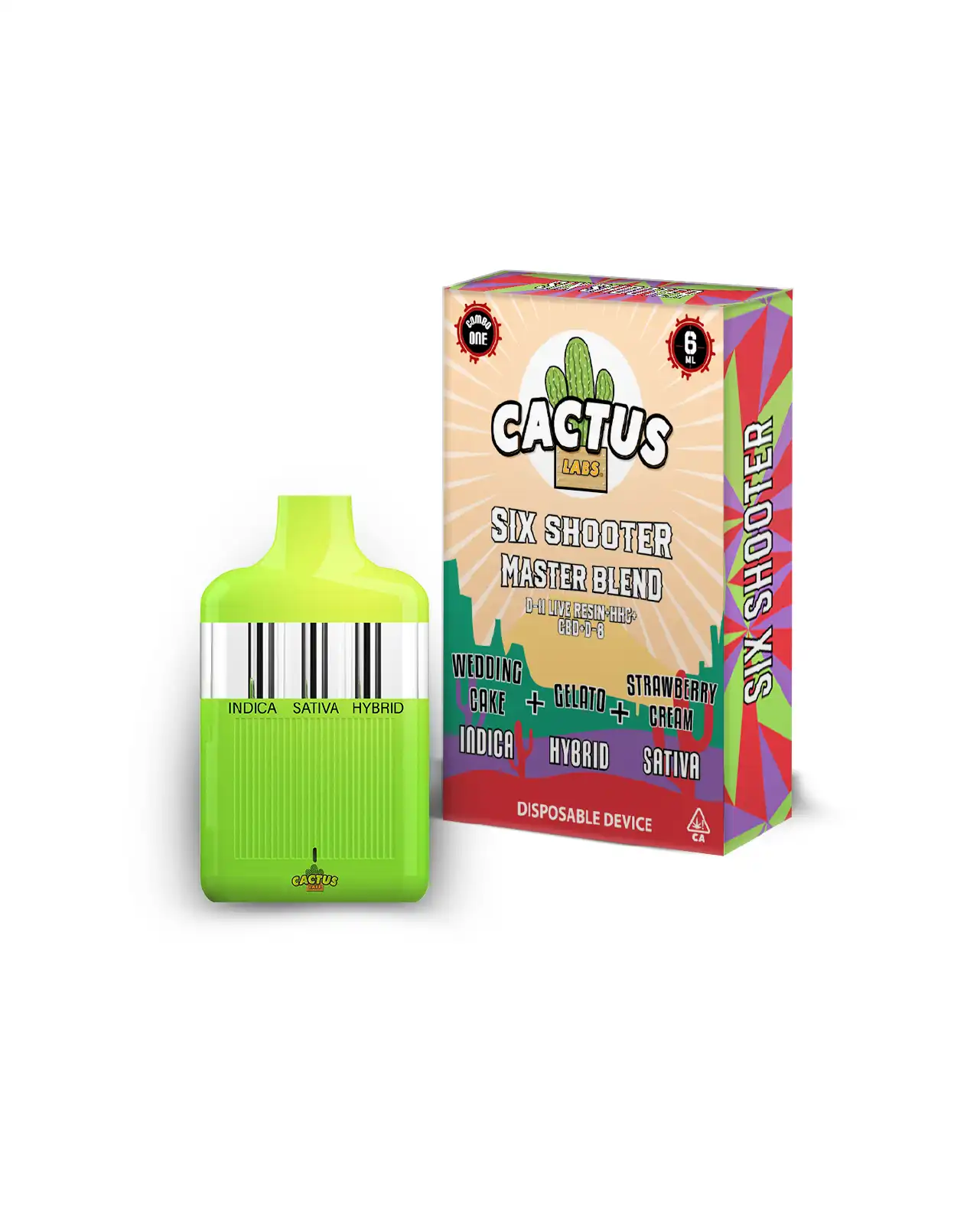 Wedding Cake , Gelato , Strawberry Cream - 6ml - Six Shooter Master Blend