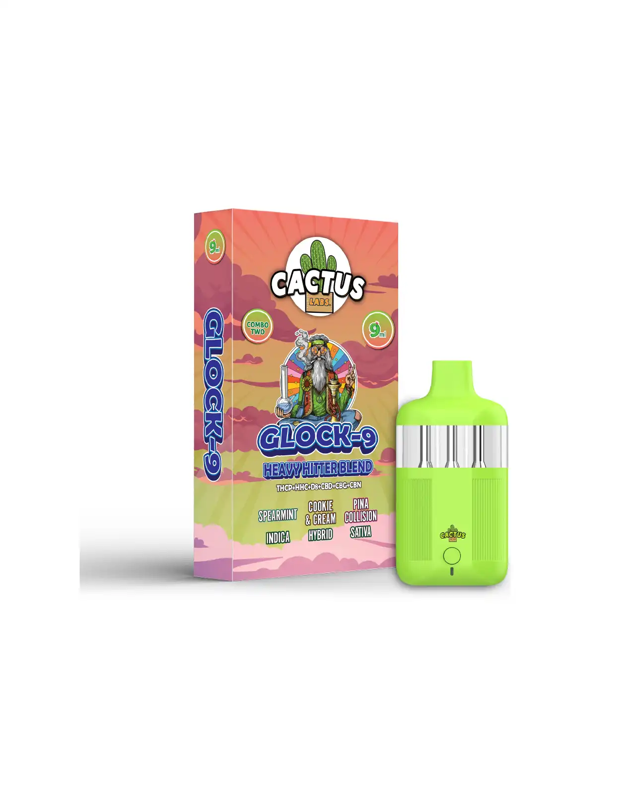 9ml Spearmint + Cookie & Cream + Pina Collision - Cactus Heavy Hitter Blend (2g)