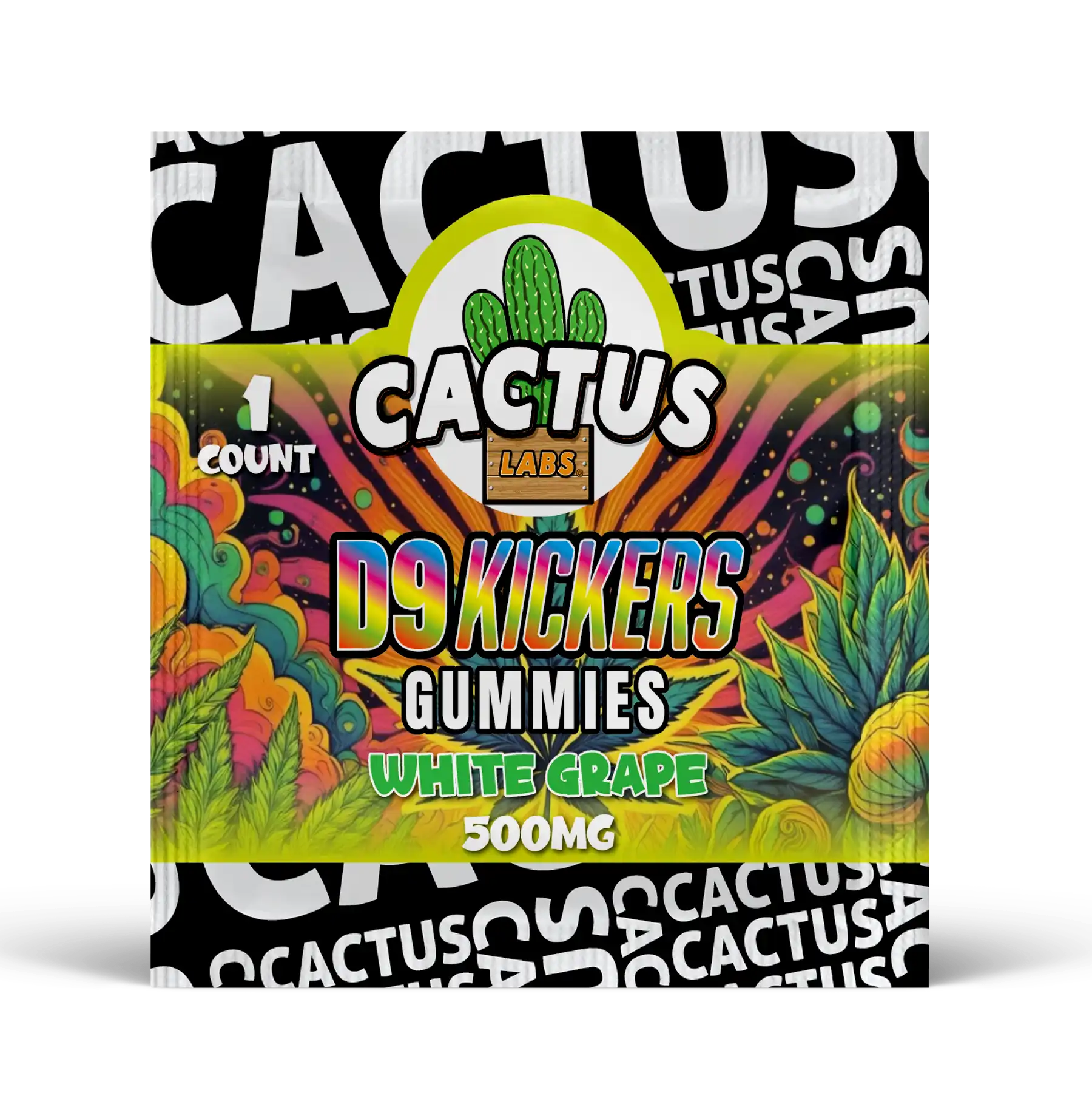 White Grape - Delta 9 Kickers Gummies