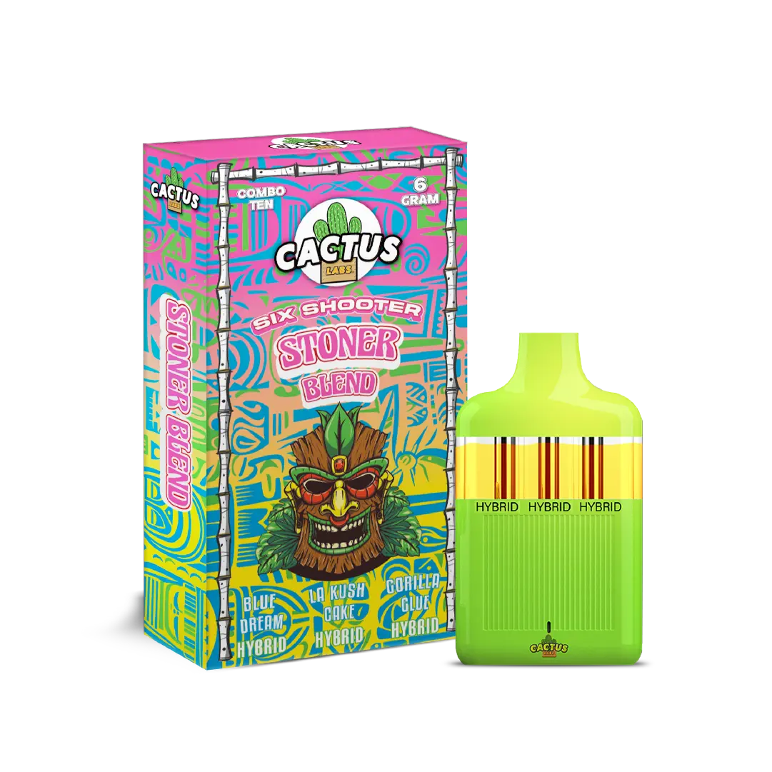Blue Dream + LA Kush Cake + Gorilla Glue Combo Ten 6GM - Six Shooter Stoner Blend