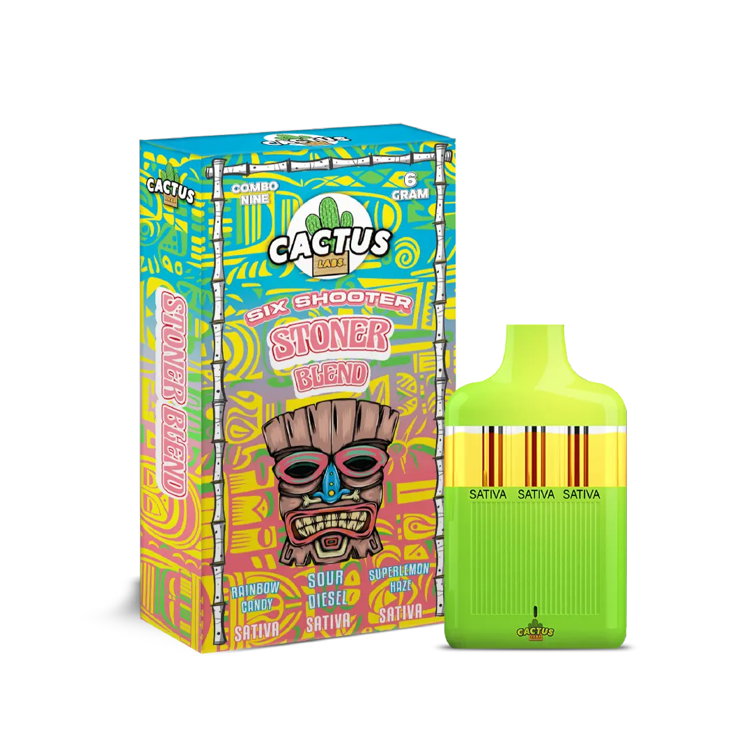 Rainbow Candy + Sour Diesel + Supermelon Haze Combo Nine 6GM - Six Shooter Stoner Blend