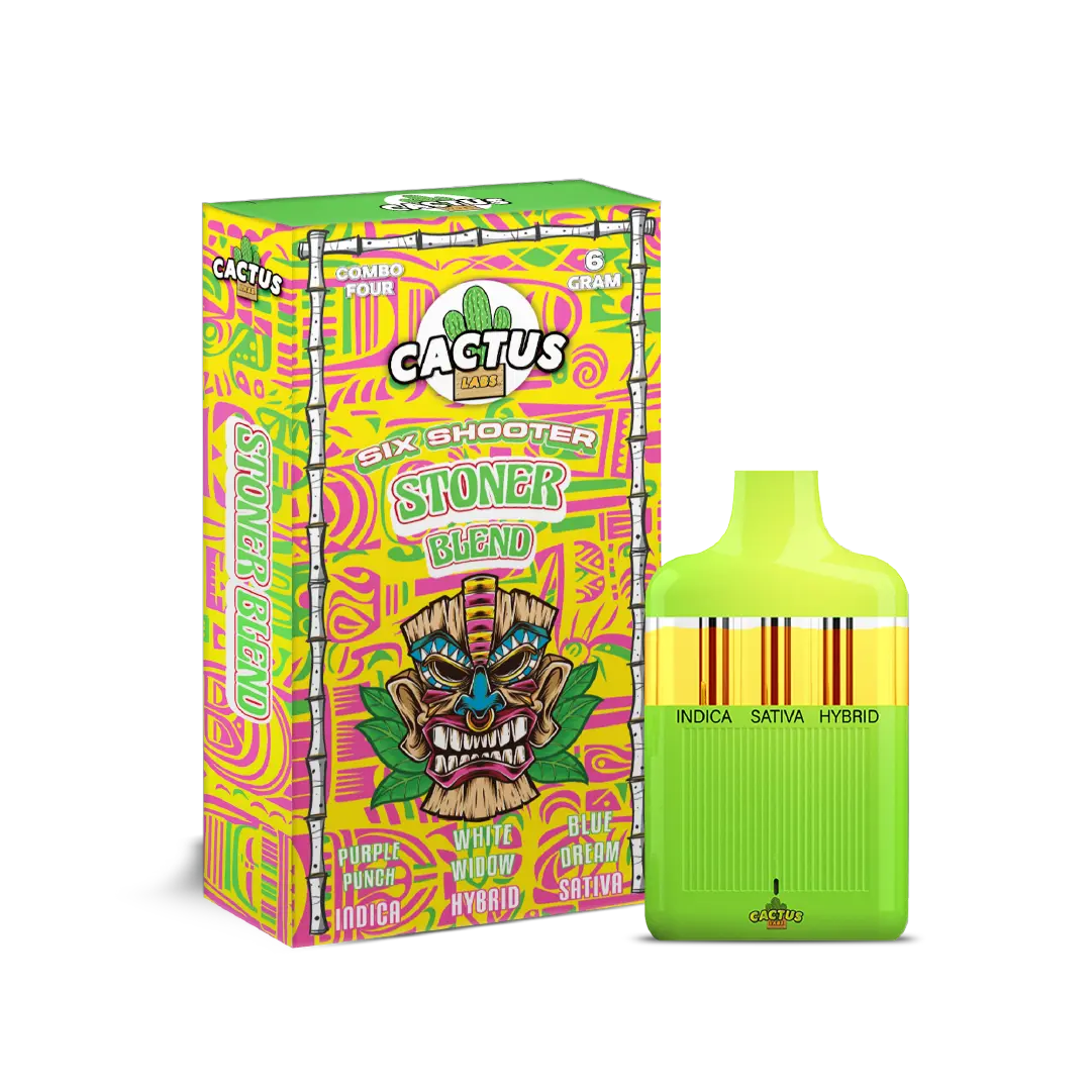 Purple Punch + White Widow + Blue Dream Combo Four 6GM - Six Shooter Stoner Blend