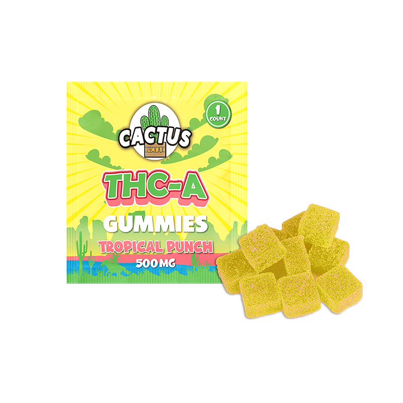 Tropical Punch - THC-A Gummies 500 Mg