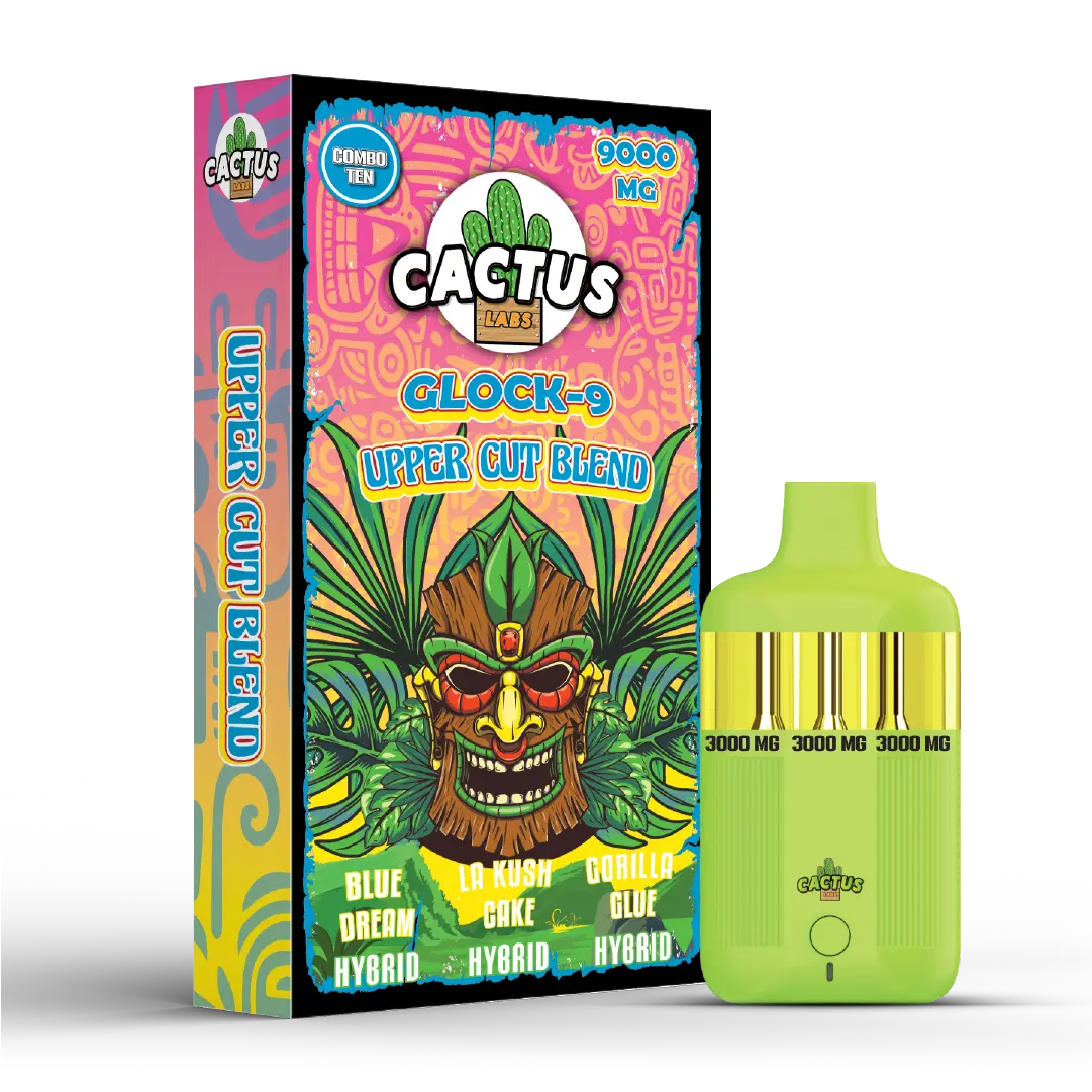 Blue Dream + LA Kush Cake + Gorilla Glue Combo Ten - Glock-9 Upper Cut Blend