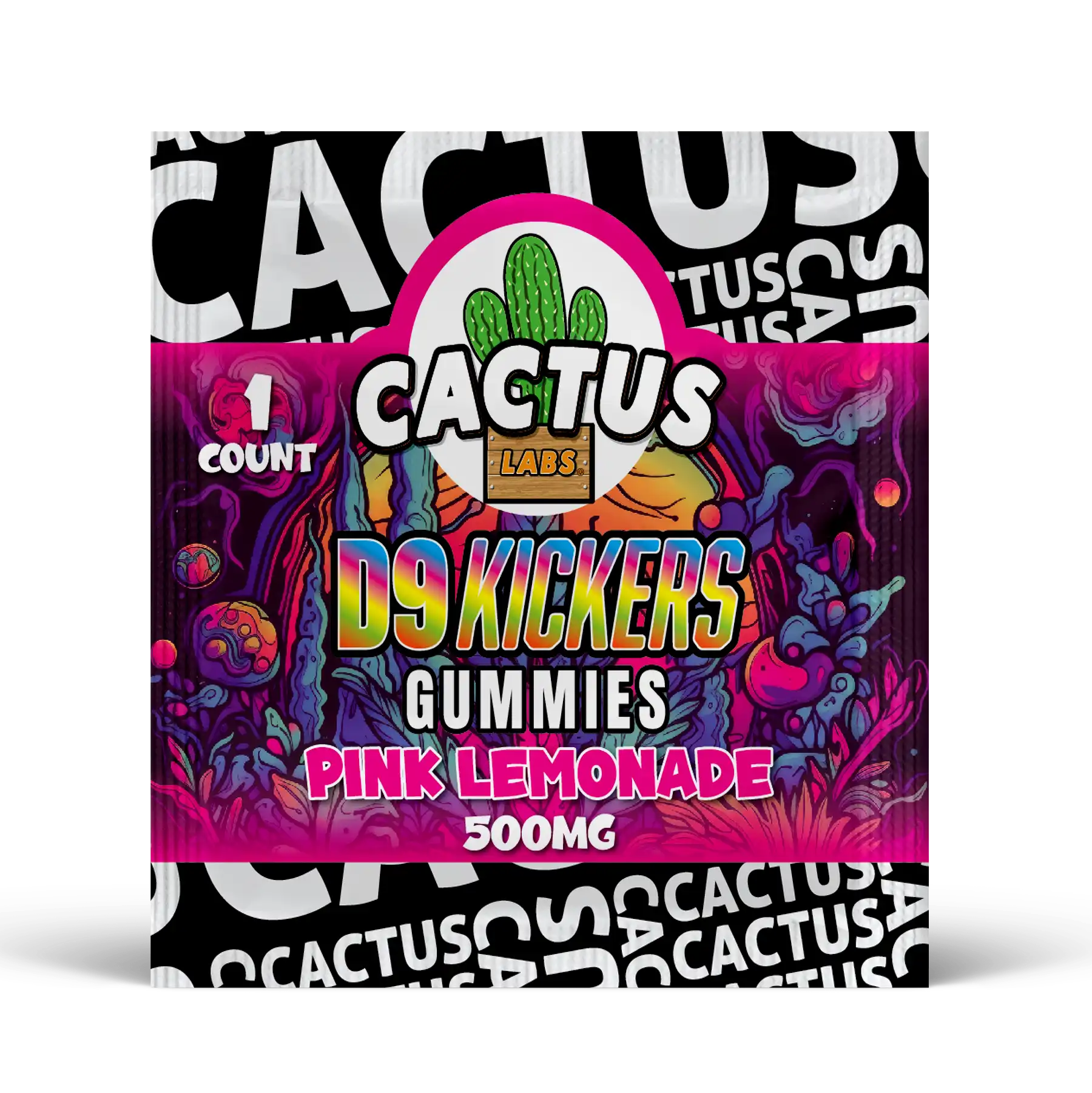 Pink Lemonade - Delta 9 Kickers Gummies