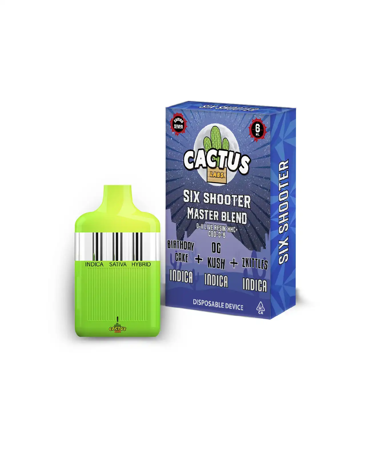 Zkittles, Birthday Cake, & OG Kush - 6ml - Six Shooter Master Blend