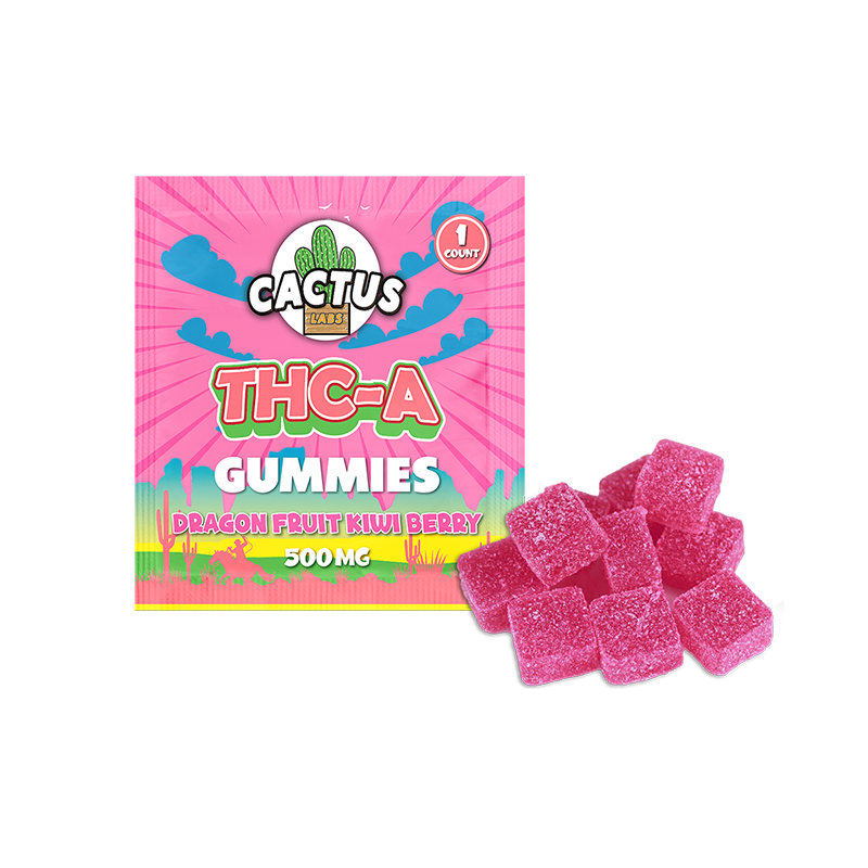 Dragon Fruit Kiwi Berry - THC-A Gummies 500 Mg