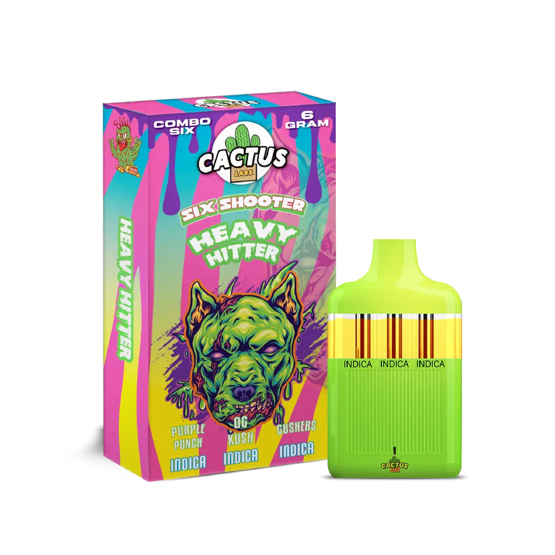 Purple Punch + OG Kush + Gusher Combo Six 6GM - Six Shooter Heavy Hitter