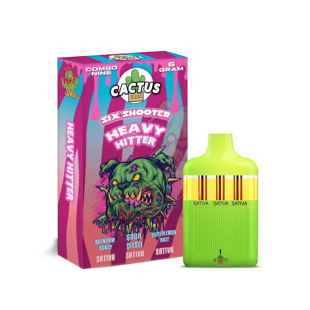 Rainbow Candy + Sour Disel + Supermelon Haze Combo Nine 6GM - Six Shooter Heavy Hitter