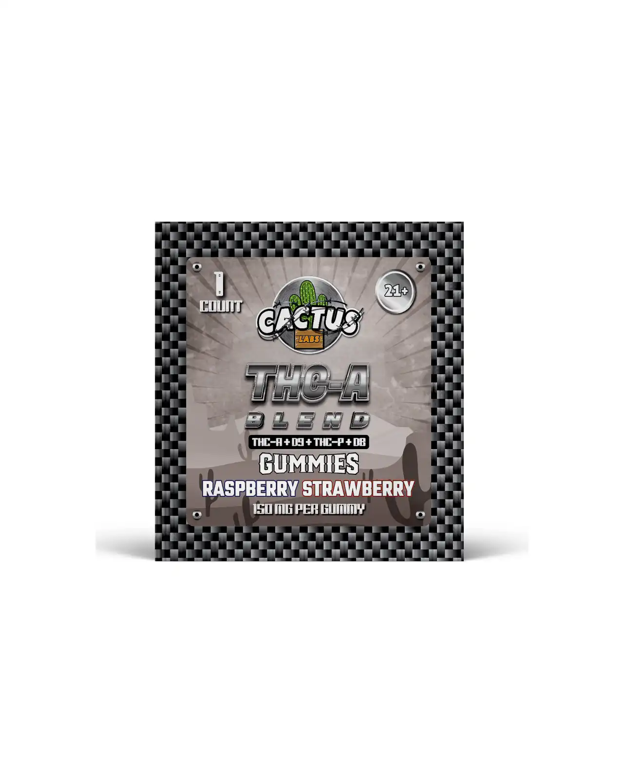 RASPBERRY STRAWBERRY Per - THC-A Blend Gummies