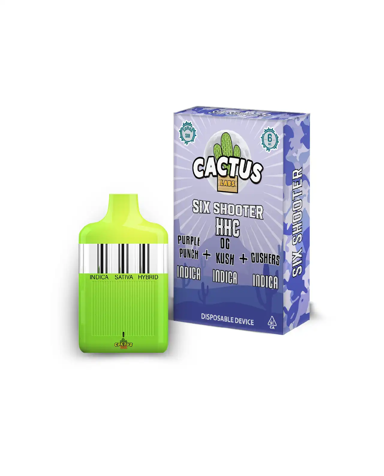 Purple Punch, OG Kush, & Gushers - 6ml - Six Shooter HHC