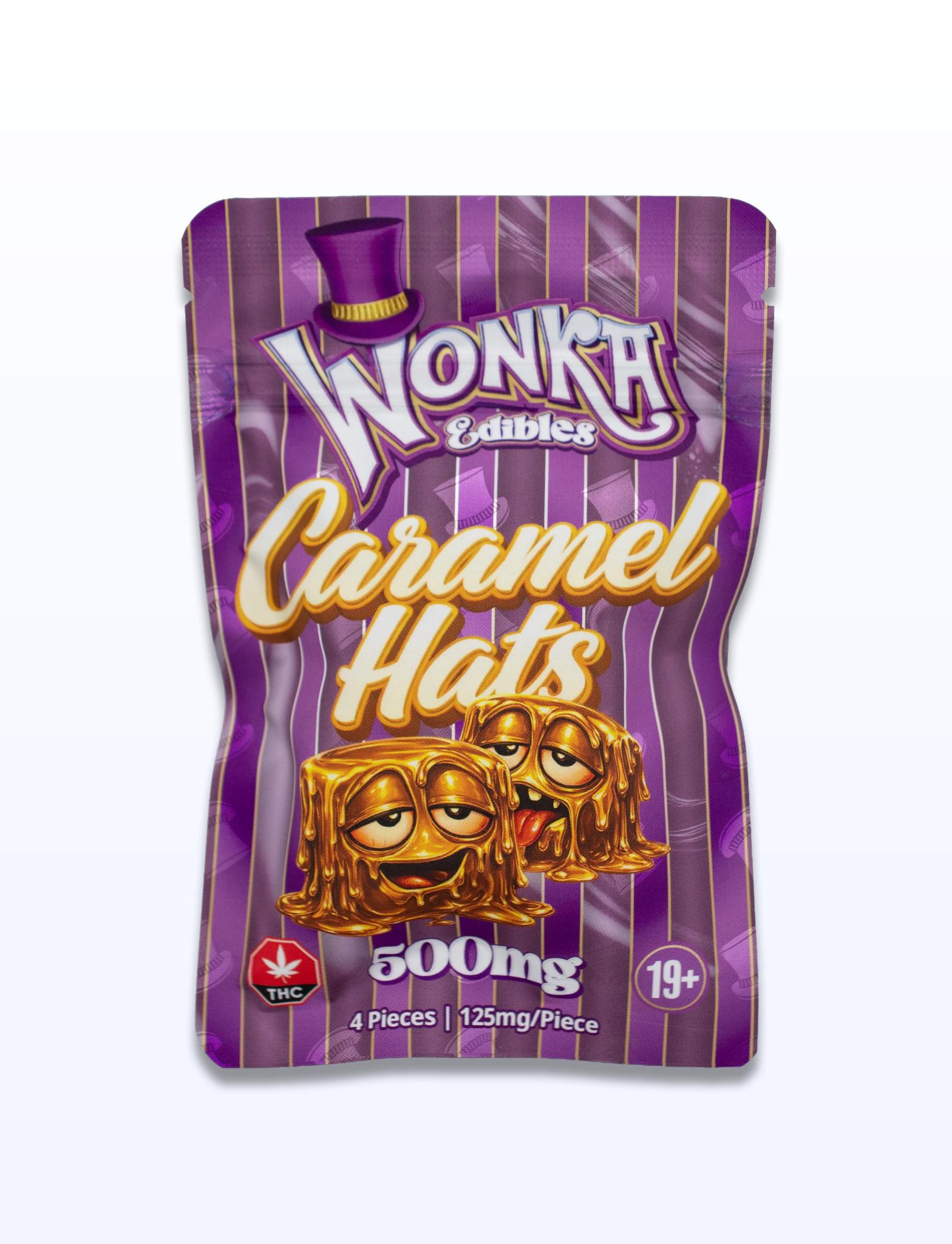 Wonka Caramel Hats - Edibles