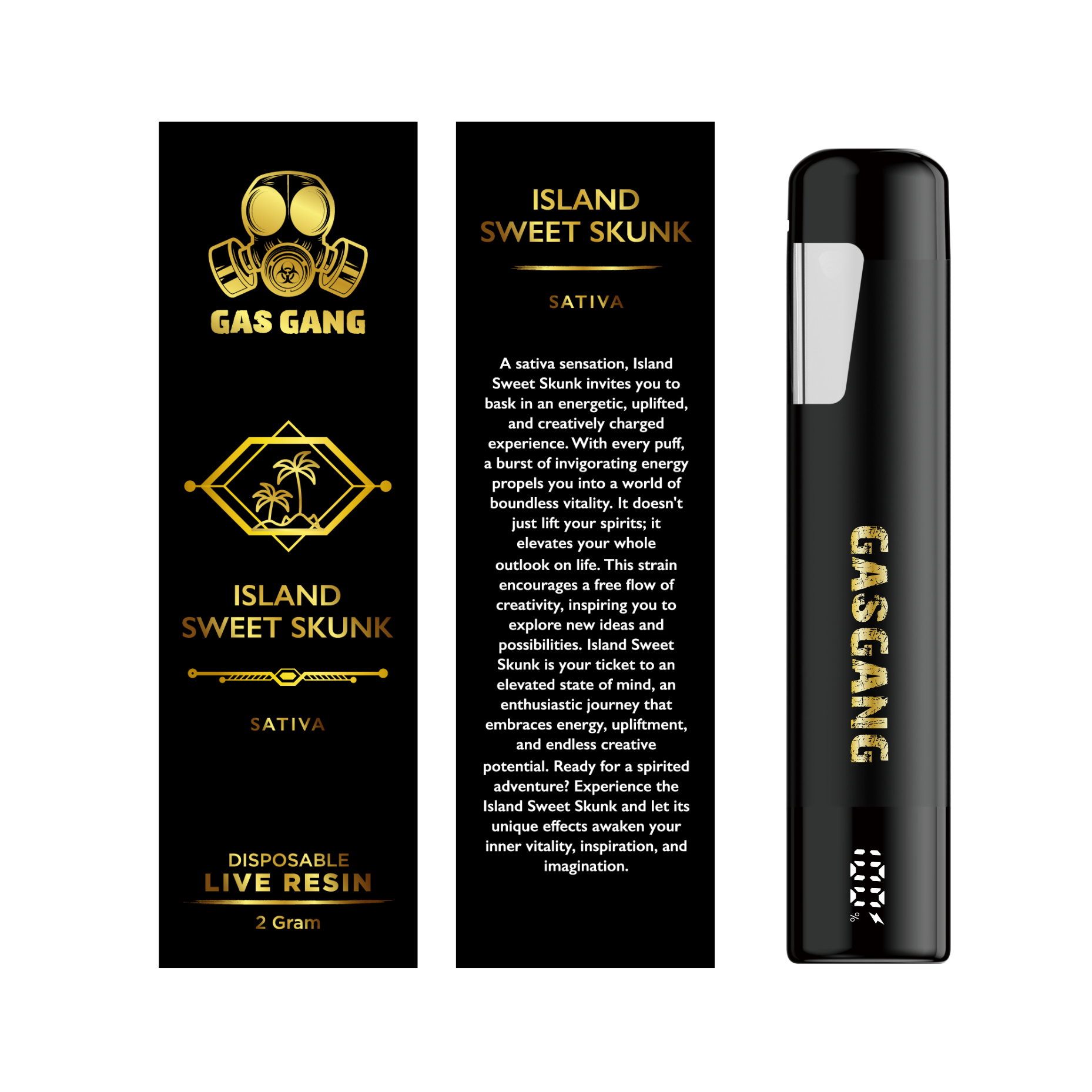 Island Sweet Skunk - 1g Live Resin Vape