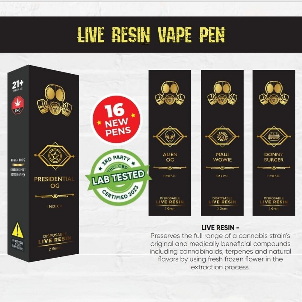 2g Live Resin Vape Pen