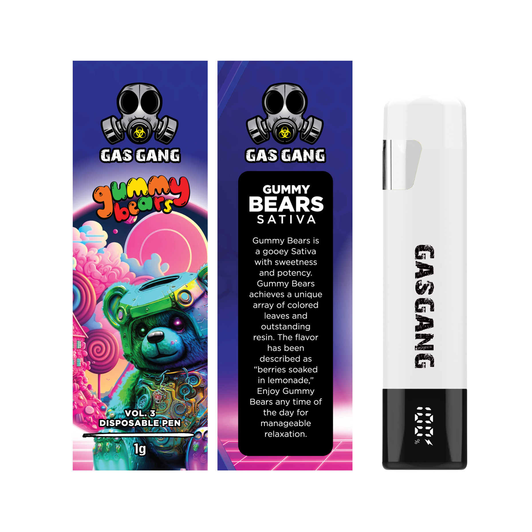 Gummy Bears - 1g Flavour Vape