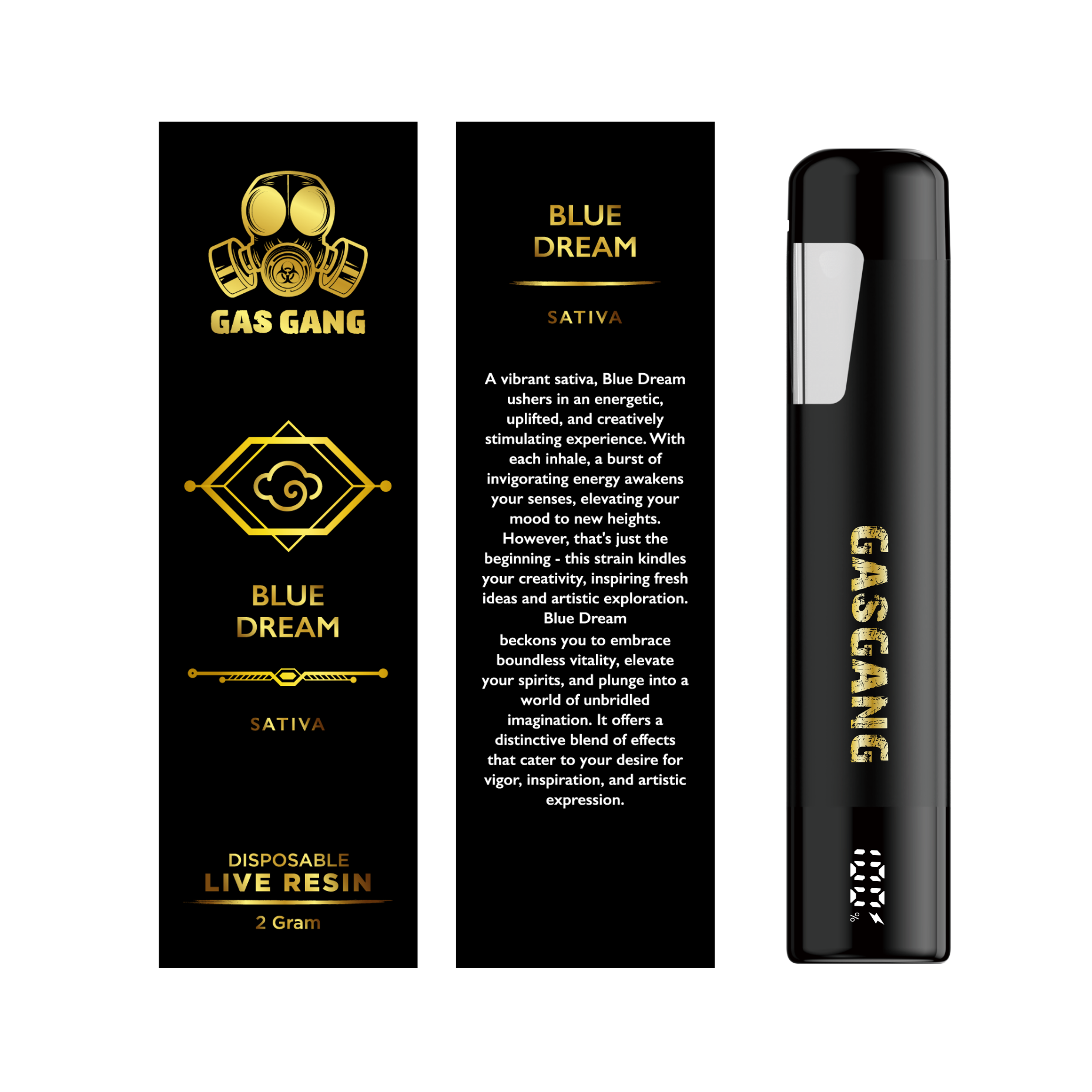 Blue Dream - 1g Live Resin Vape