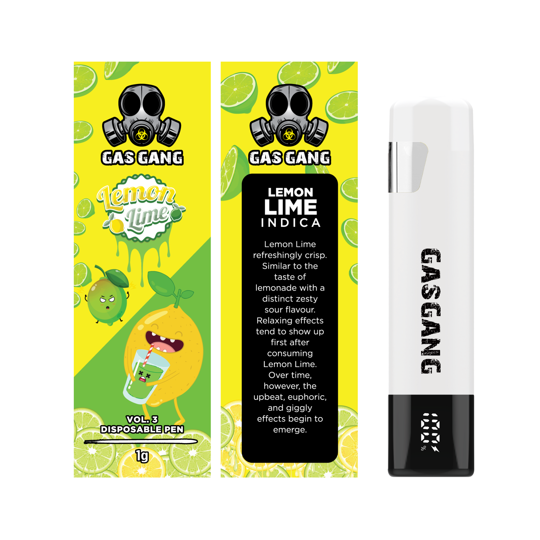 Lemon Lime - 1g Flavour Vape