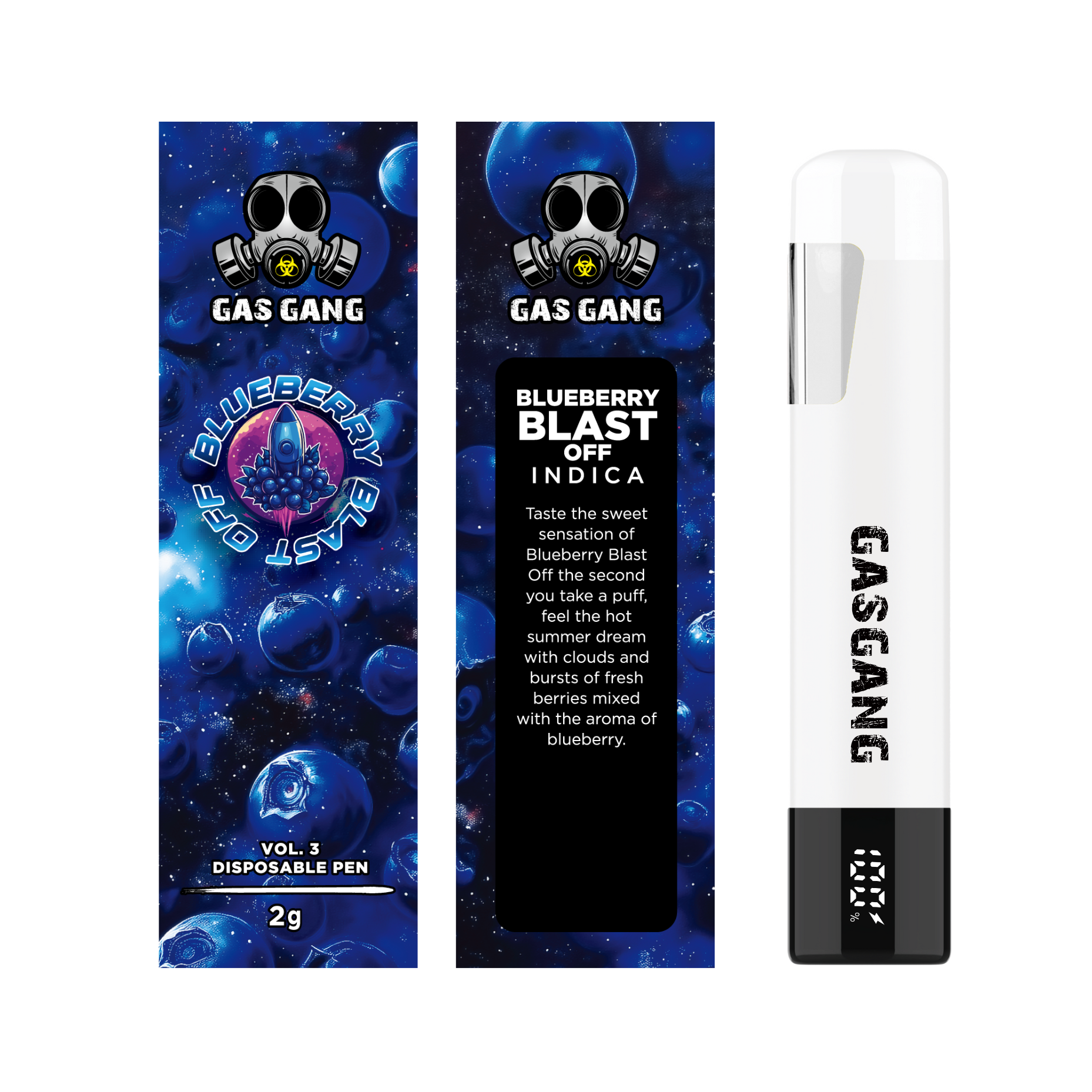 Blueberry Blast Off - 2g Flavour Vape