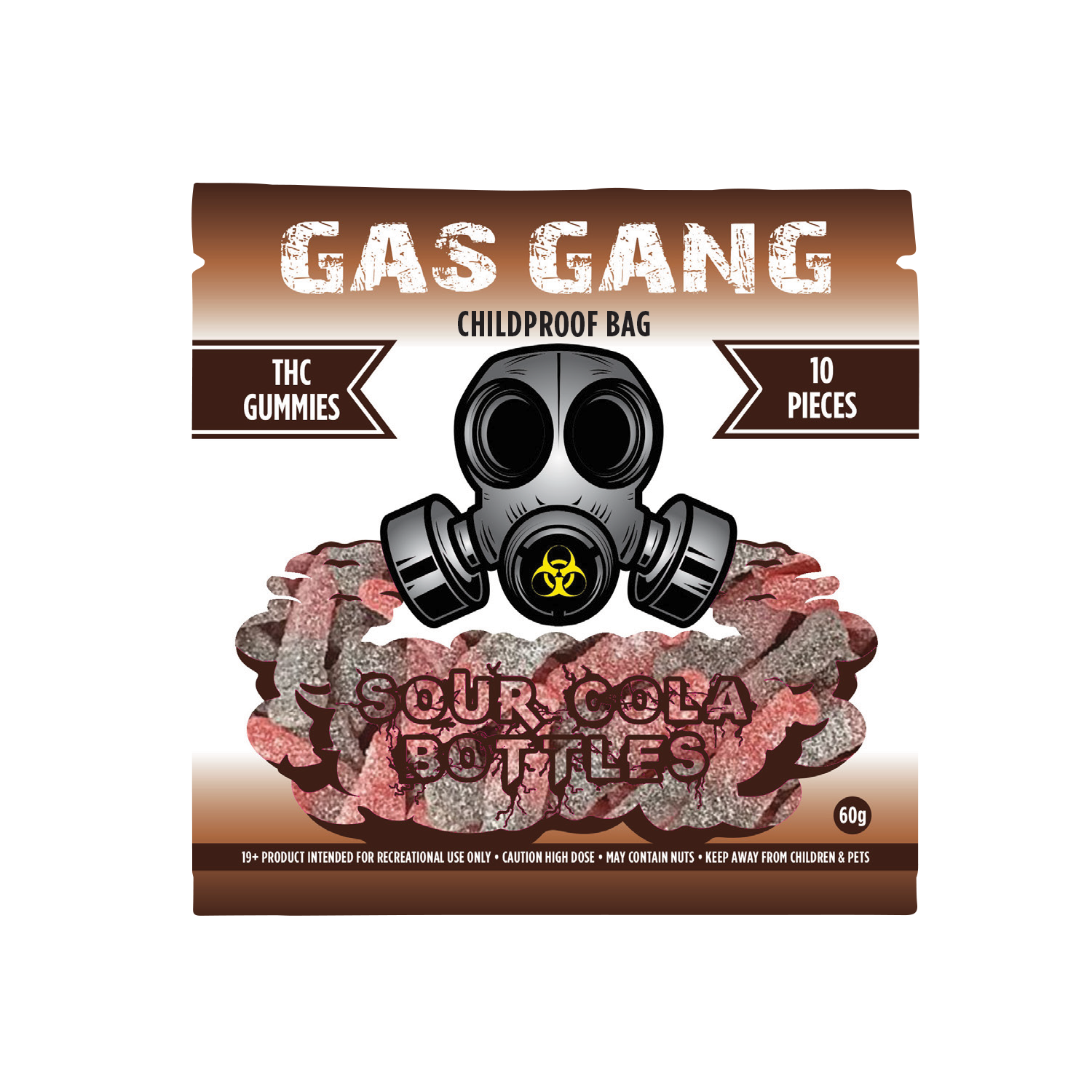 Sour Cola Bottles - Edible