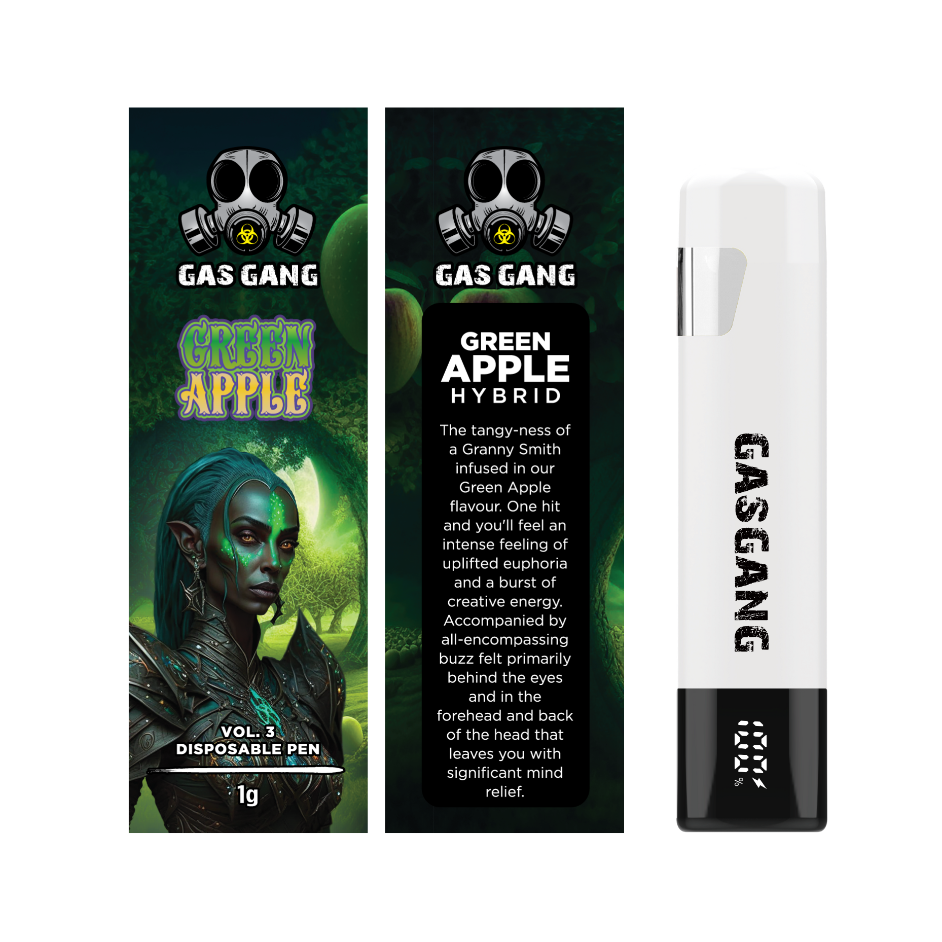Green Apple - 1g Flavour Vape