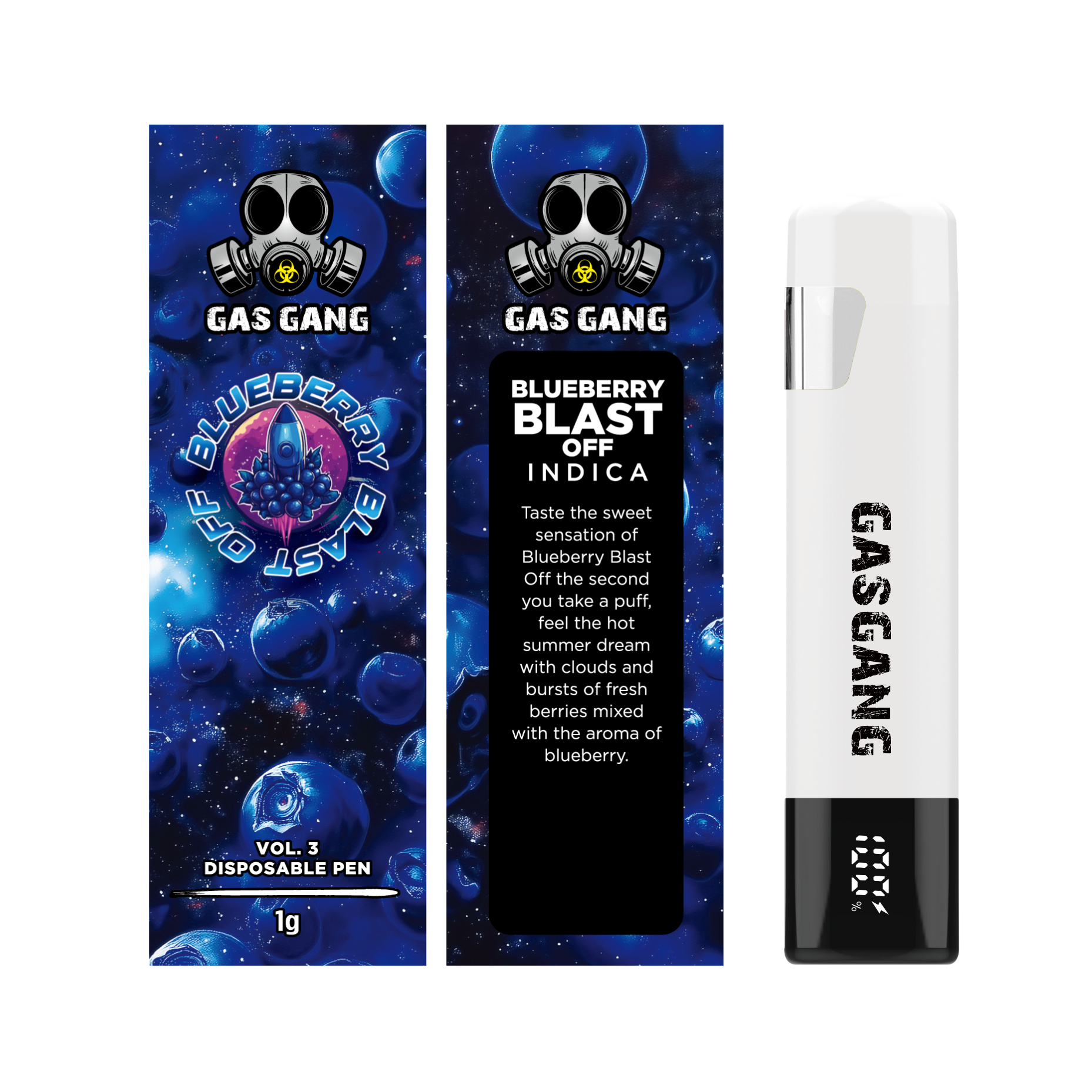 Blueberry Blast Off - 1g Flavour Vape