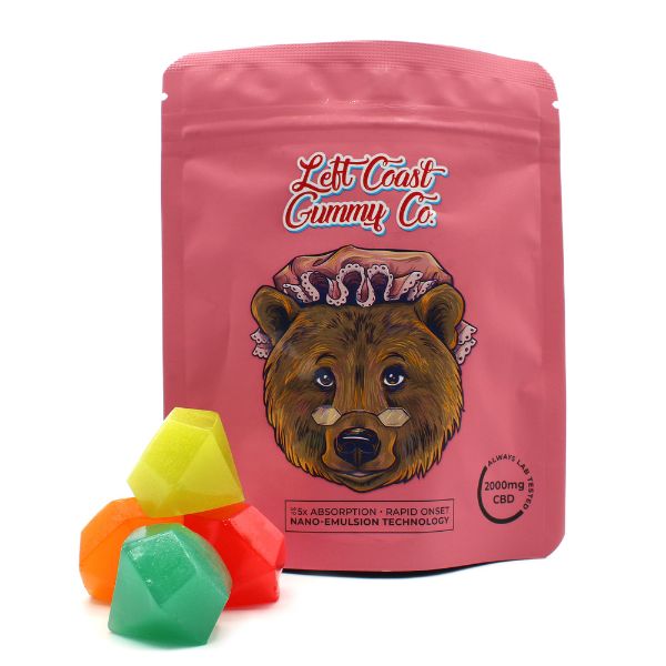 Left Coast Gummies 2000mg CBD
