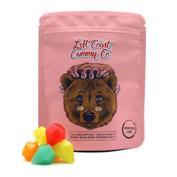 Left Coast Gummies 1000mg CBD
