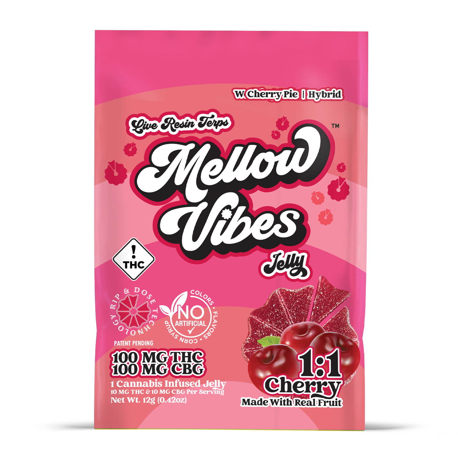 Cherry 1:1 THC & CBG 100 MG Each