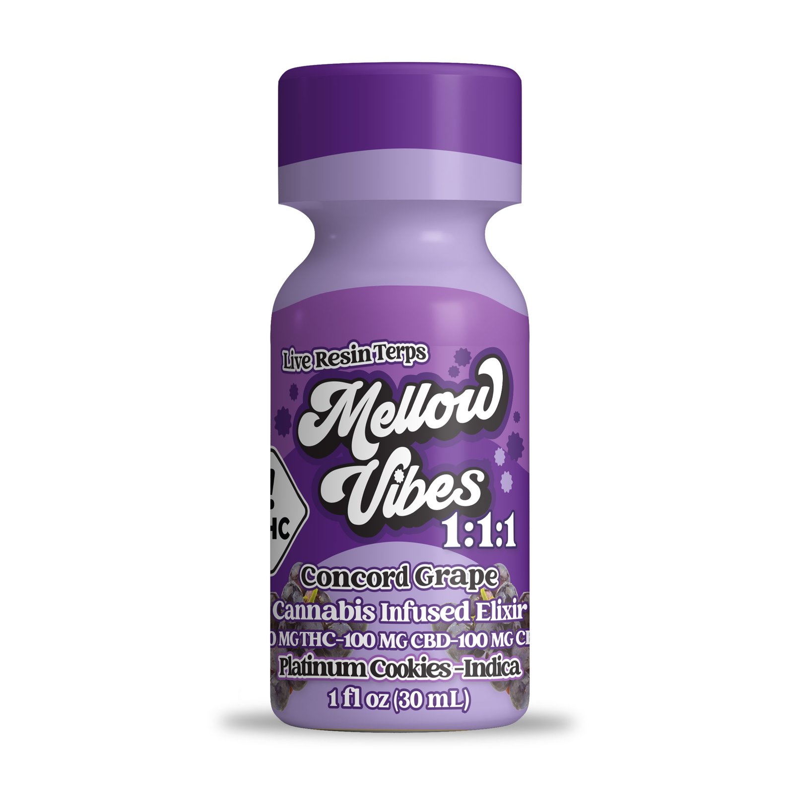Concord Grape 1:1:1 THC:CBD:CBN - Elixir