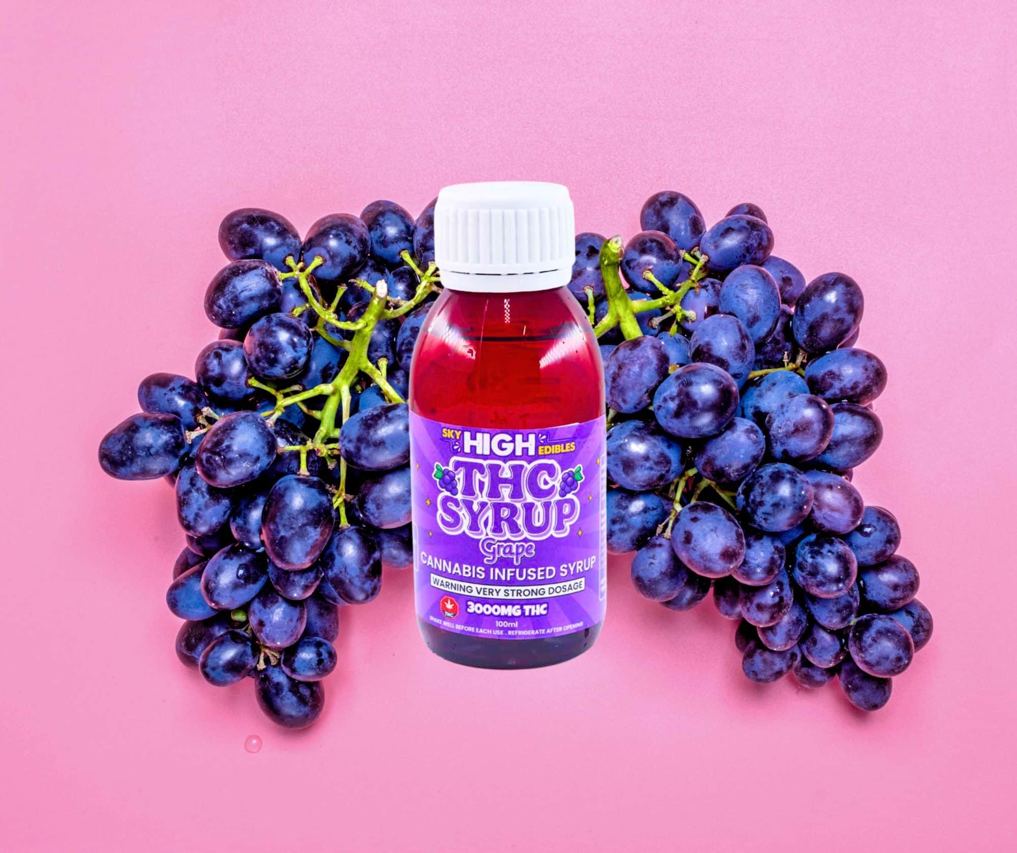Sky High Syrup – Grape 3000mg THC