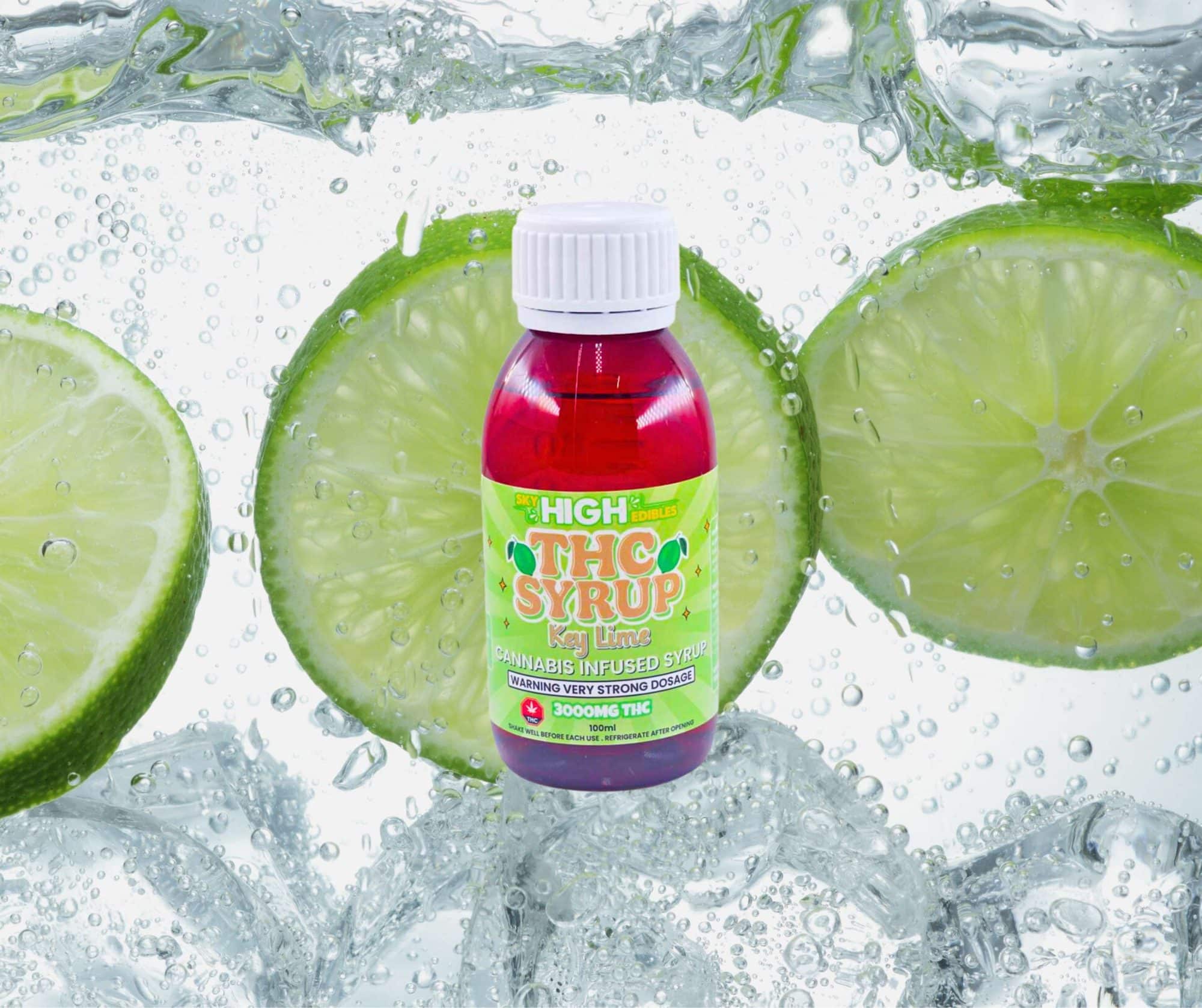 Sky High Syrup – Key Lime 3000mg THC