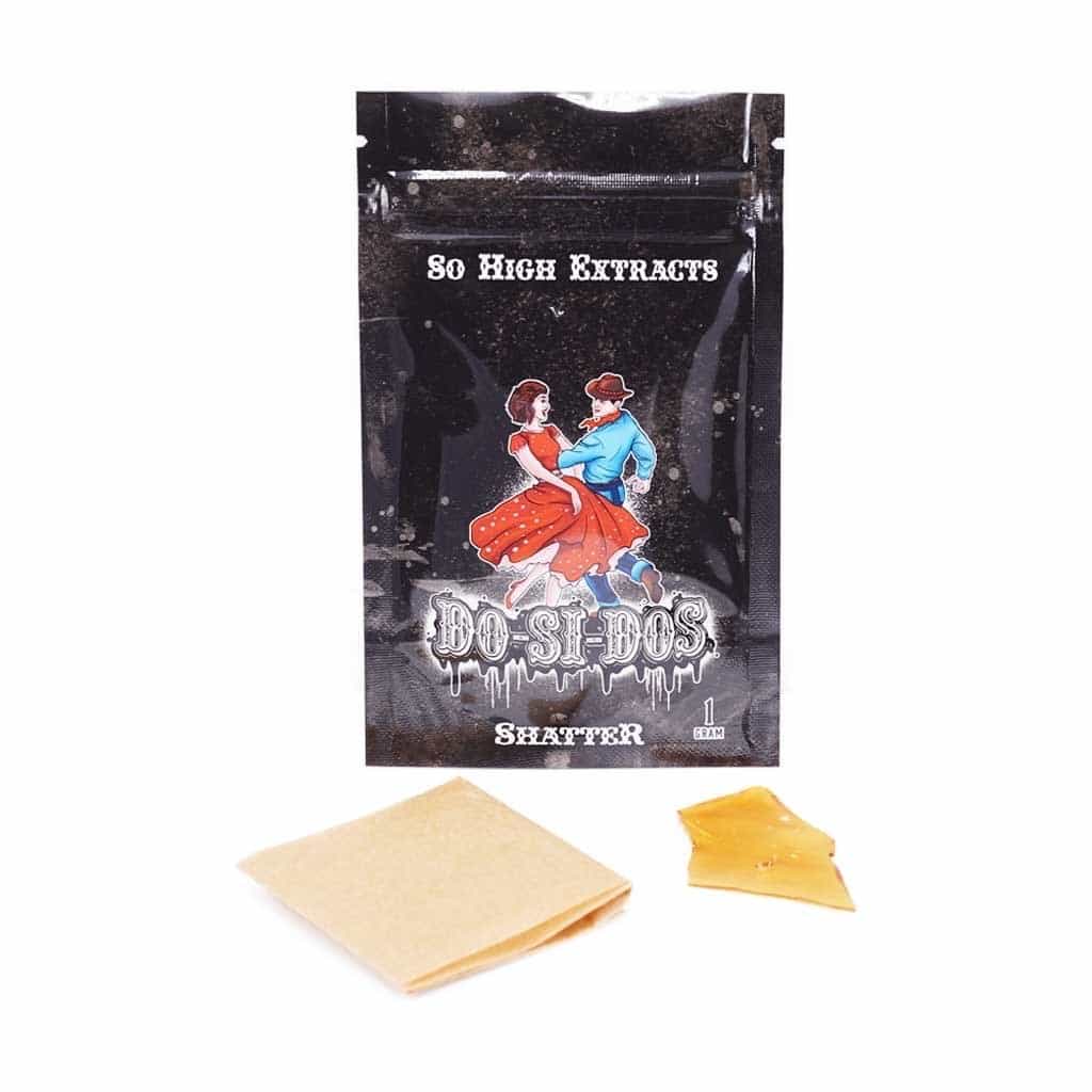 So High Extracts Premium Shatter – Do-Si-Dos (Indica)