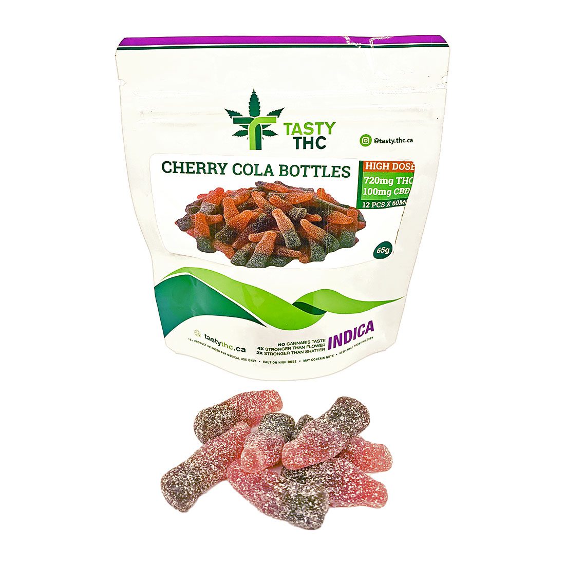 Cherry Cola Bottles (High Dose) (12Pcs)